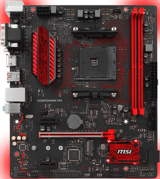 Msi a320m a pro схема подключения